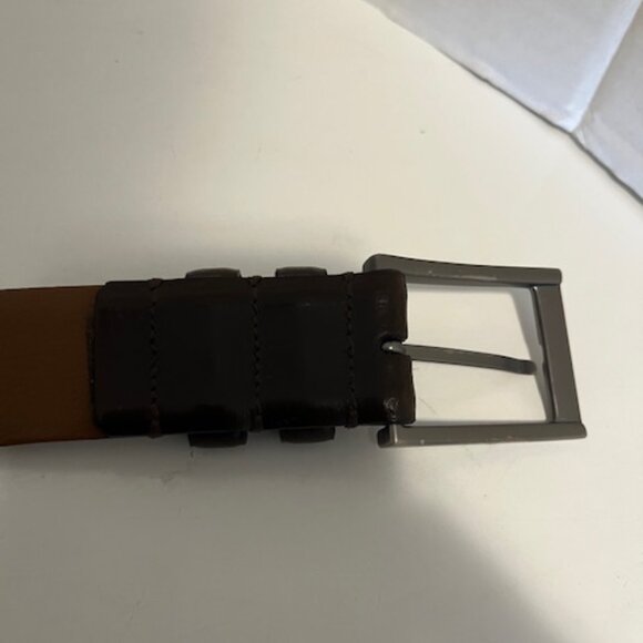 Joseph Abboud Italian handcrafted leather belt. - Picture 3 of 4